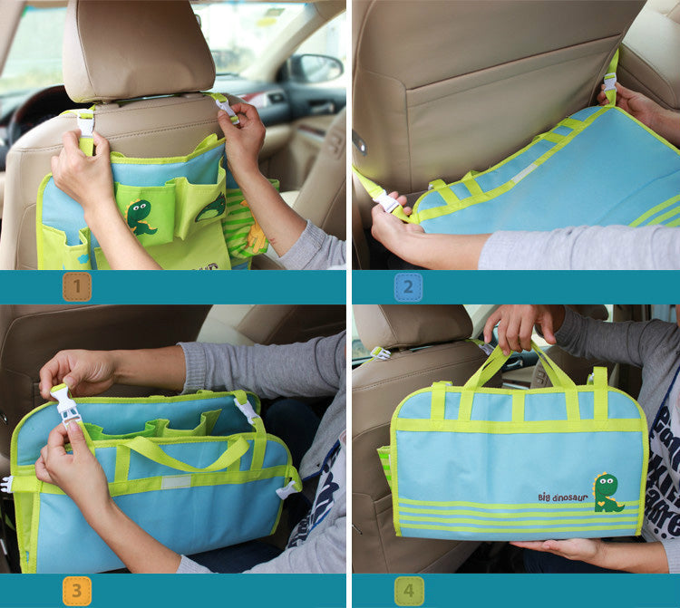 Kids Multi Pocket Back Seat Organizer - JUMBO EARS