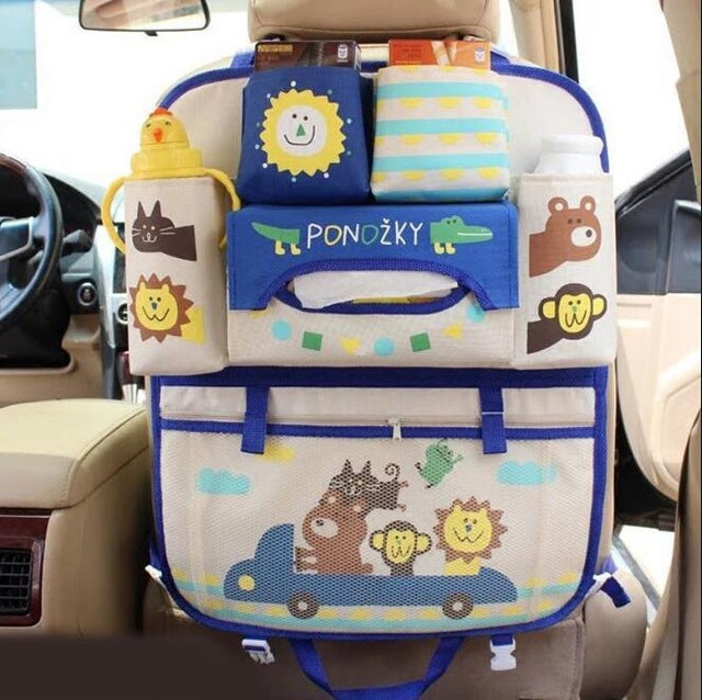 Kids Multi Pocket Back Seat Organizer - JUMBO EARS